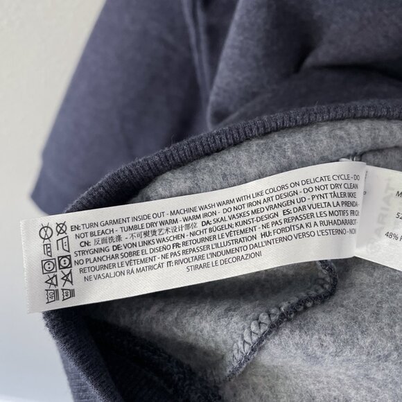 Ariat Chinelos Hex Buckle Hooded Sweatshirt Men's Size L NWT - Picture 10 of 12